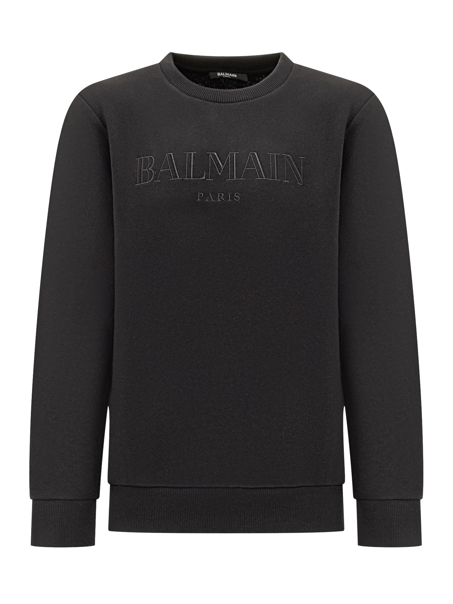 Balmain Kids 미니 로고 자수 맨투맨
