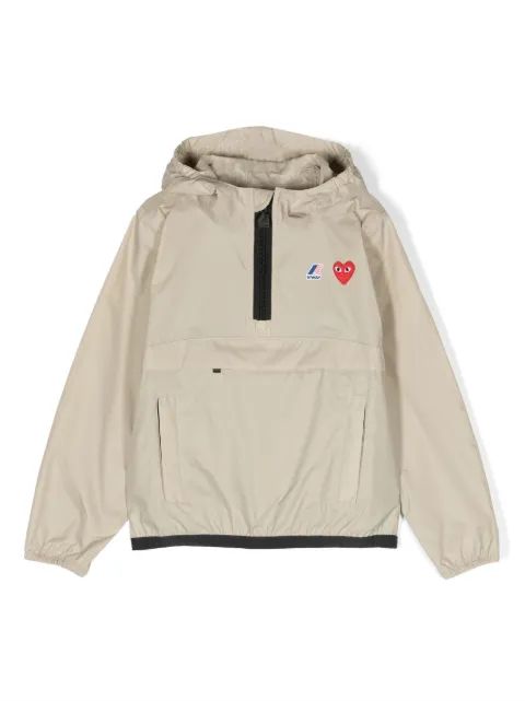 Comme Des Garçons Play Kids 꼼데가르송플레이키즈X까웨레온후드레인재킷