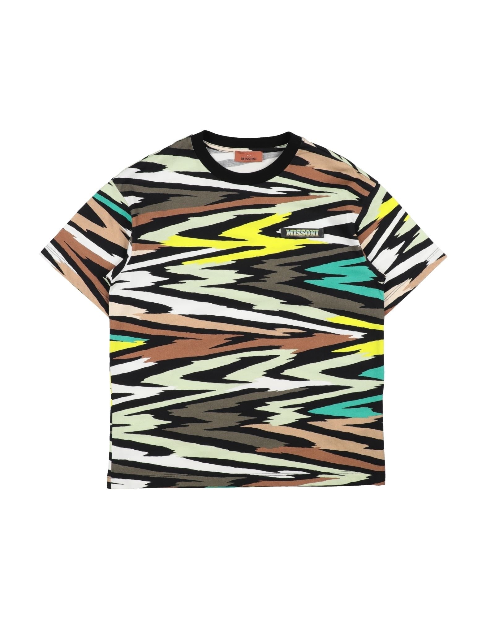 MISSONI KIDS 멀티컬러 패턴 티셔츠