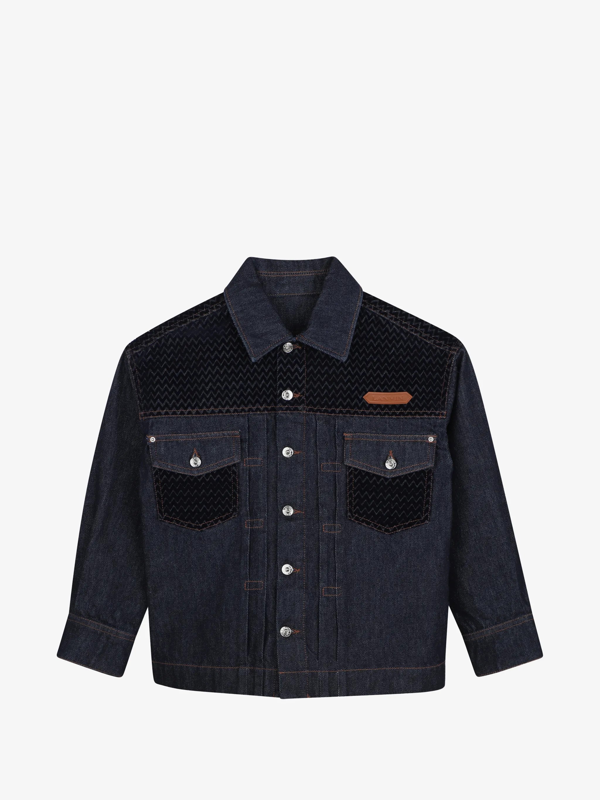 Lanvin Kids 데님 자켓
