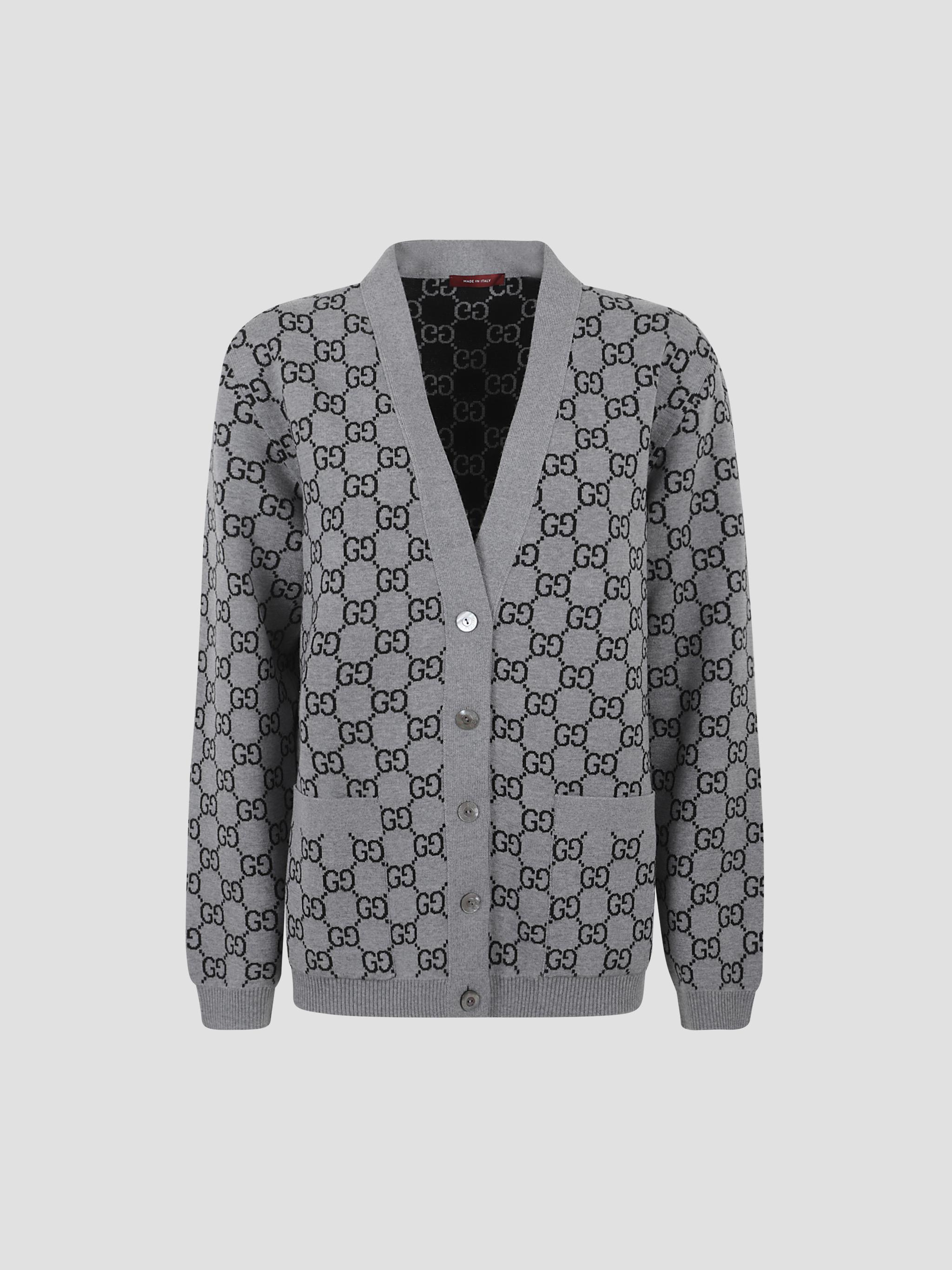 GUCCI 가디건 GG 자카드