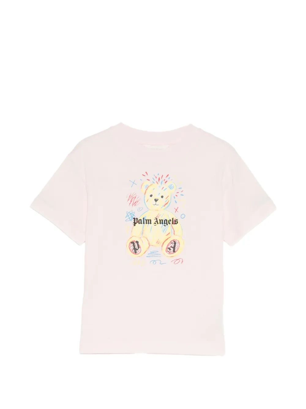 Palm Angels Kids 곰 그래픽 티셔츠