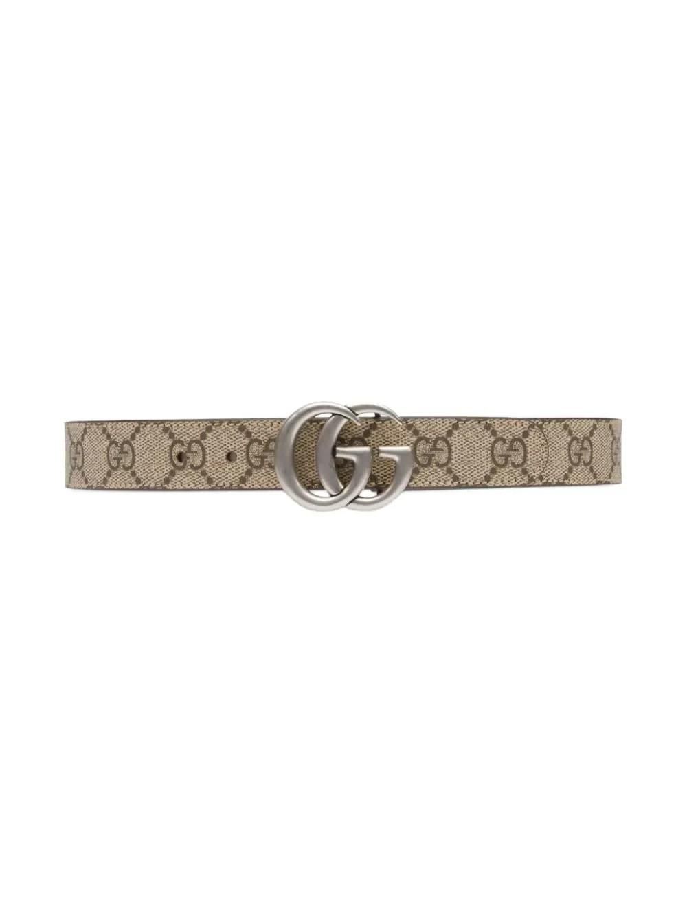 Gucci Kids 하이포알러제닉 더블 G 버클 벨트 2.5cm