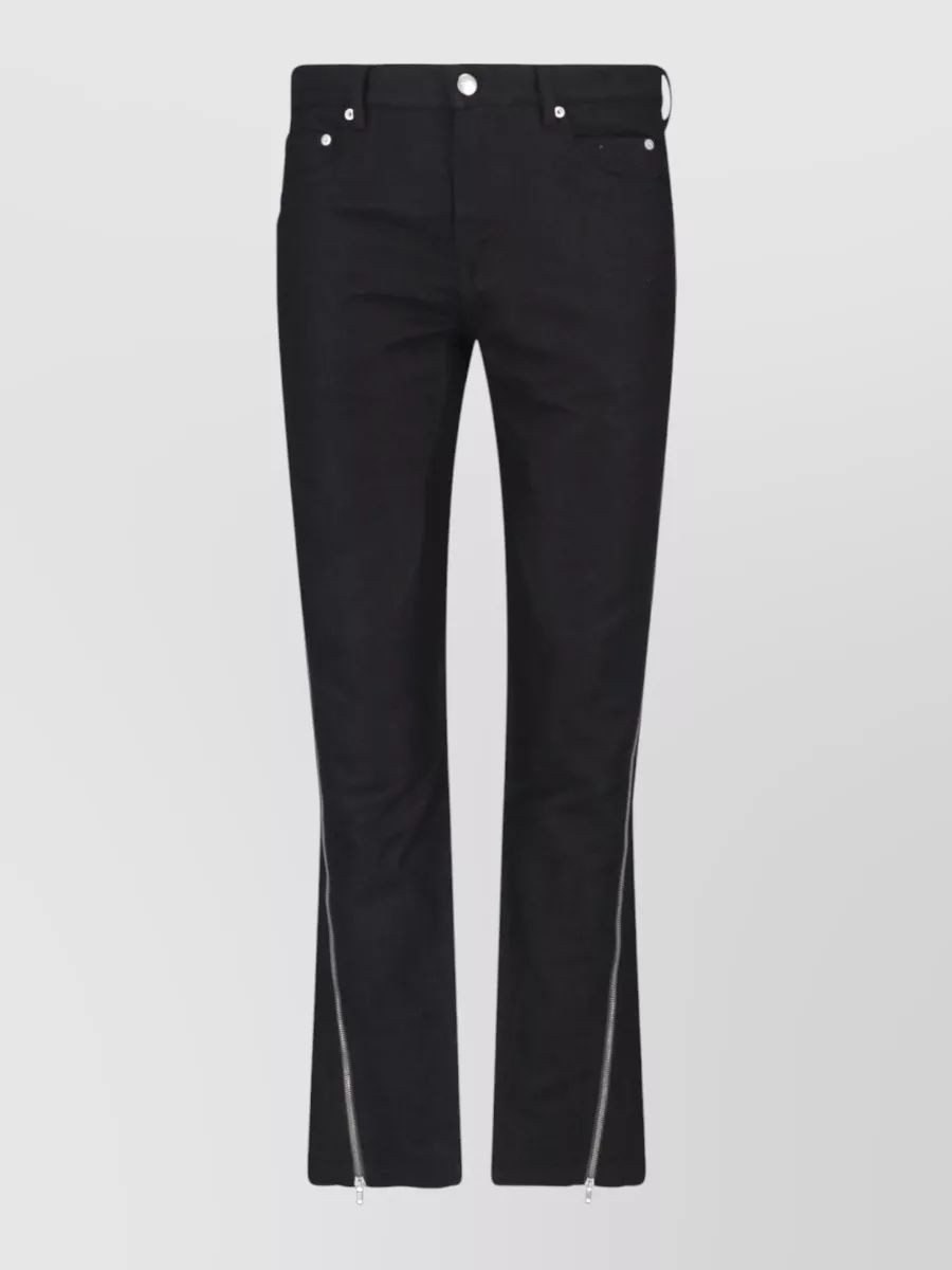 RICK OWENS 스트레이트 레그 데님 진 벨트 루프