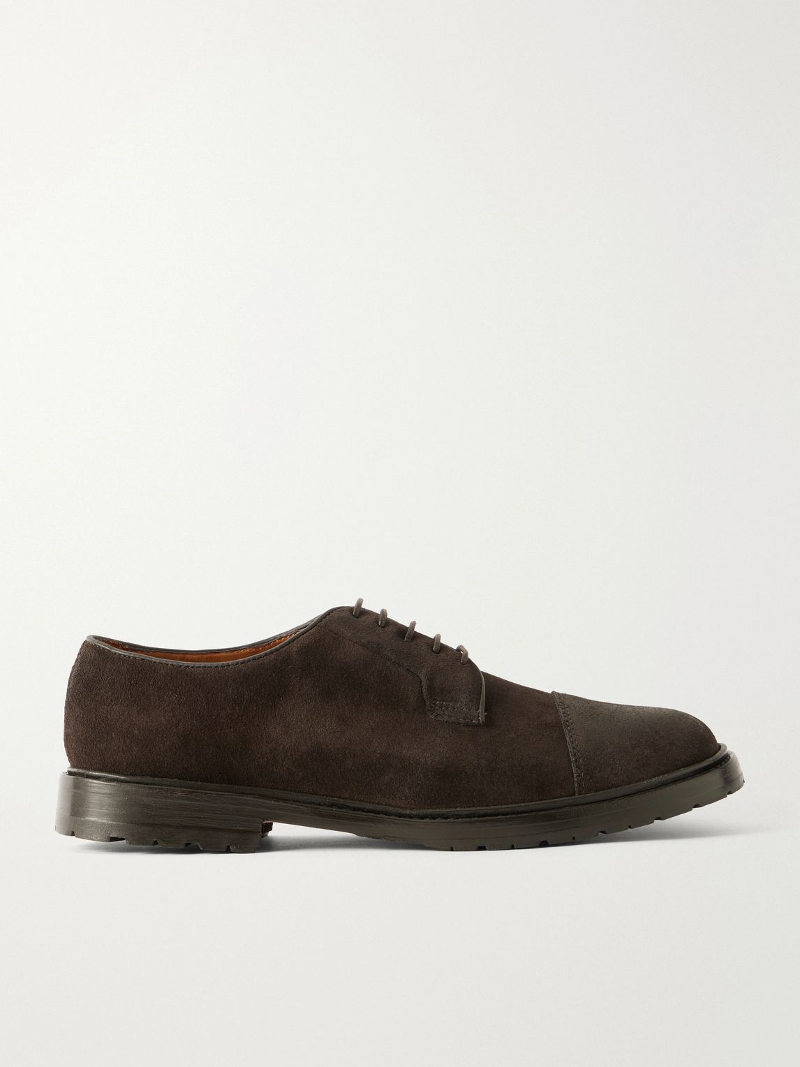 SEBAGO 제프리 왁스드 스웨이드 더비 슈즈