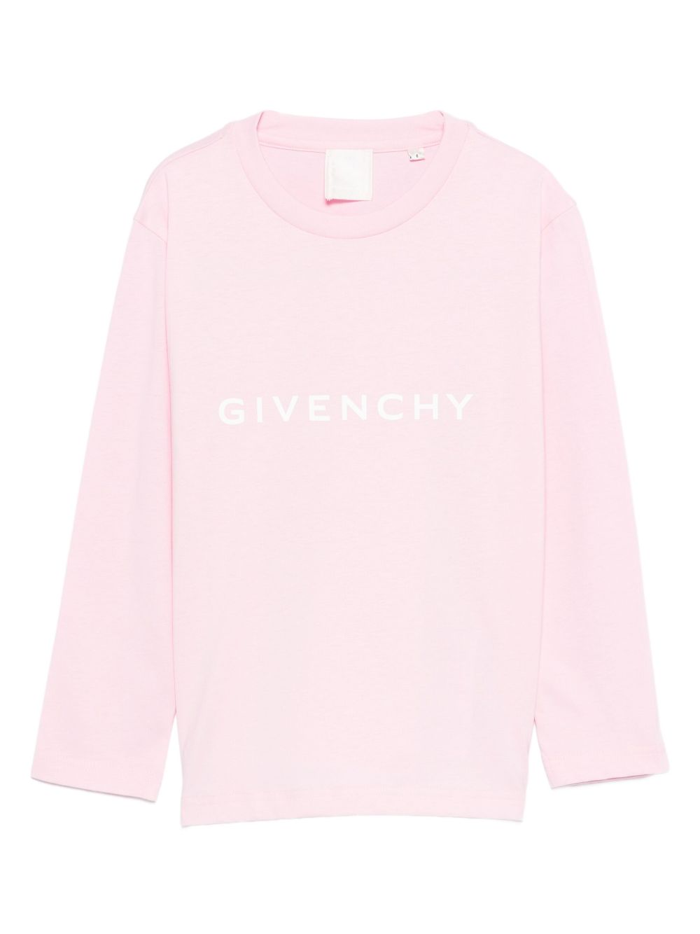 Givenchy Kids 롱 슬리브 로고 티셔츠