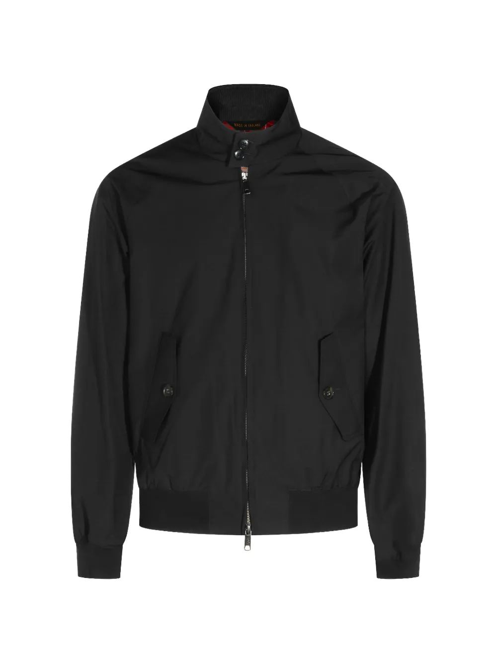 Baracuta 퍼널 넥 집업 자켓