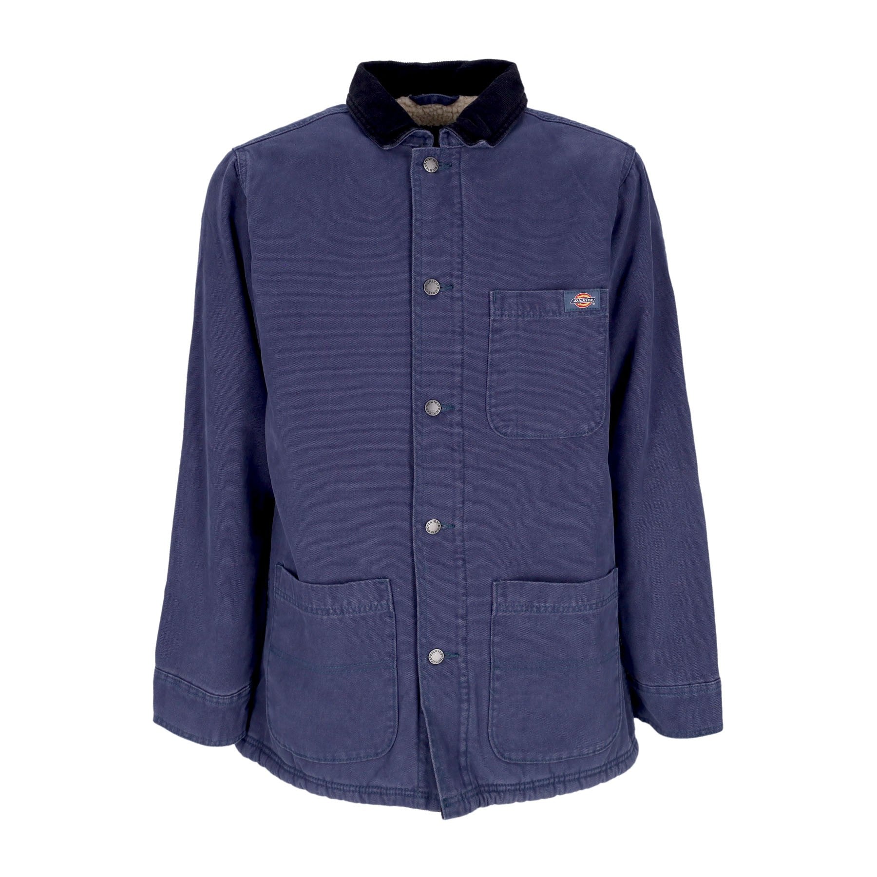 DICKIES 작업복 재킷 덕 캔버스 코트 스톤 워시 네이비