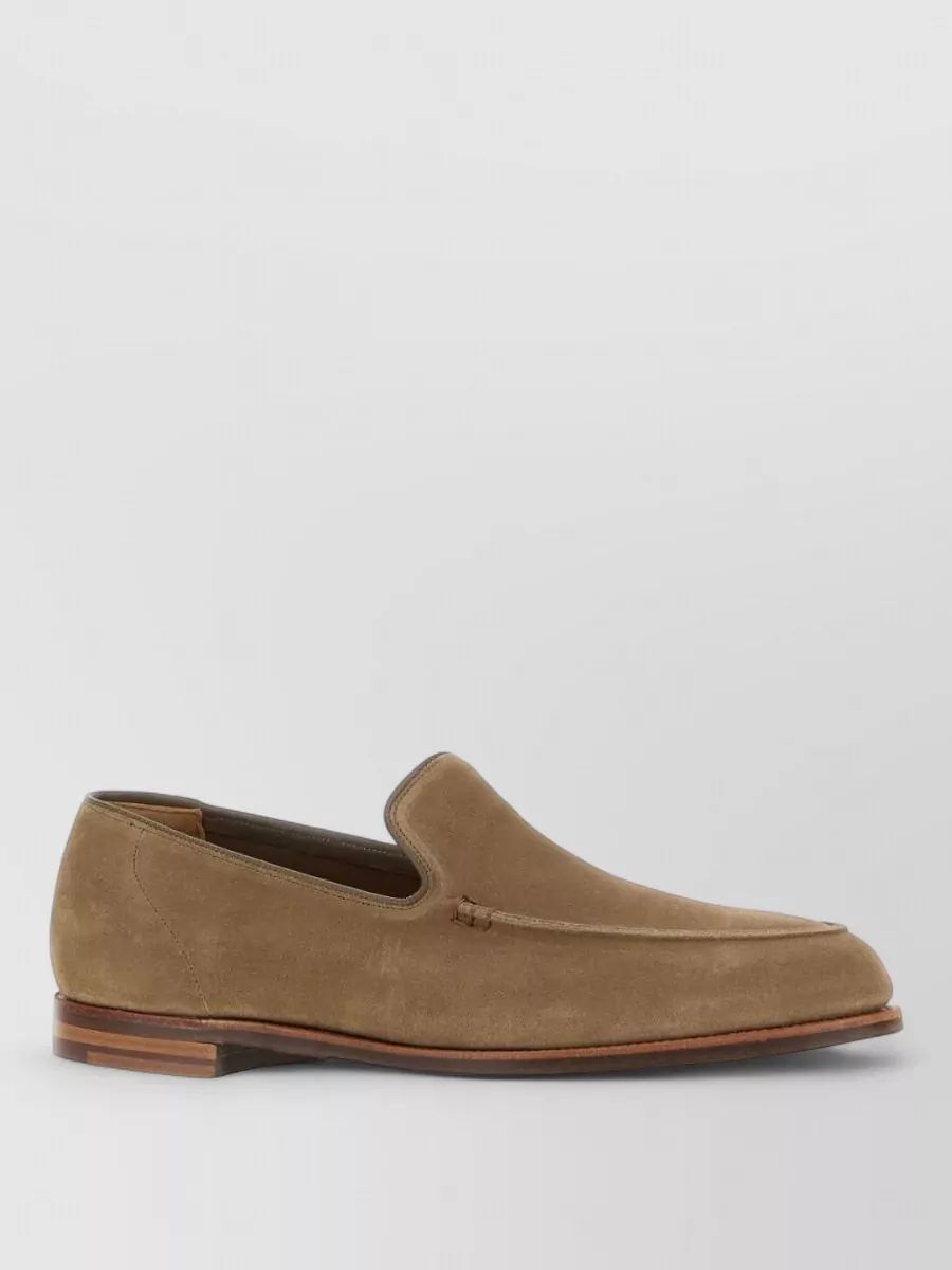 Crockett & Jones 스웨이드 가죽 로퍼