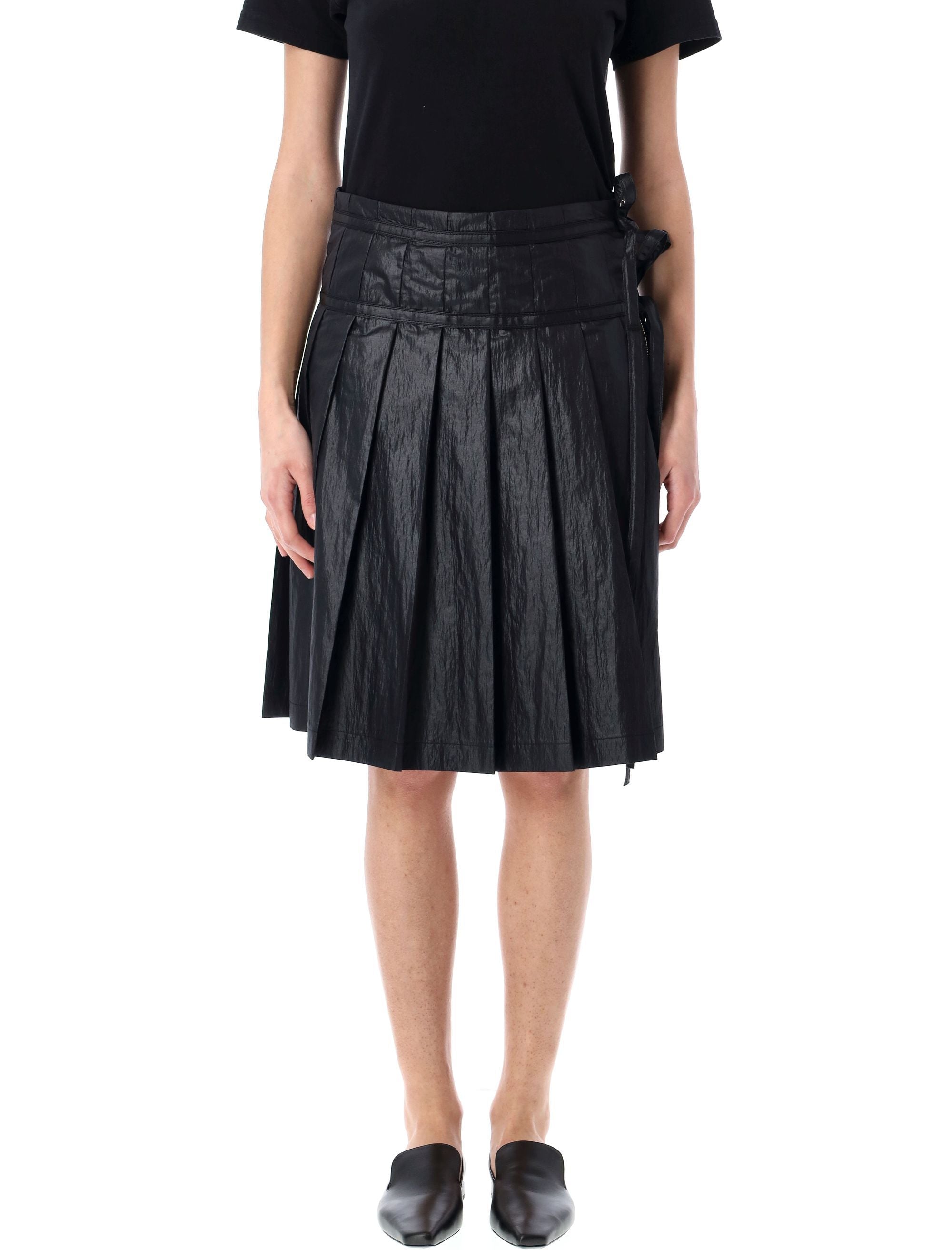 스커트 블랙 LW251SK05BK | LOW CLASSIC | 페칭 FETCHING