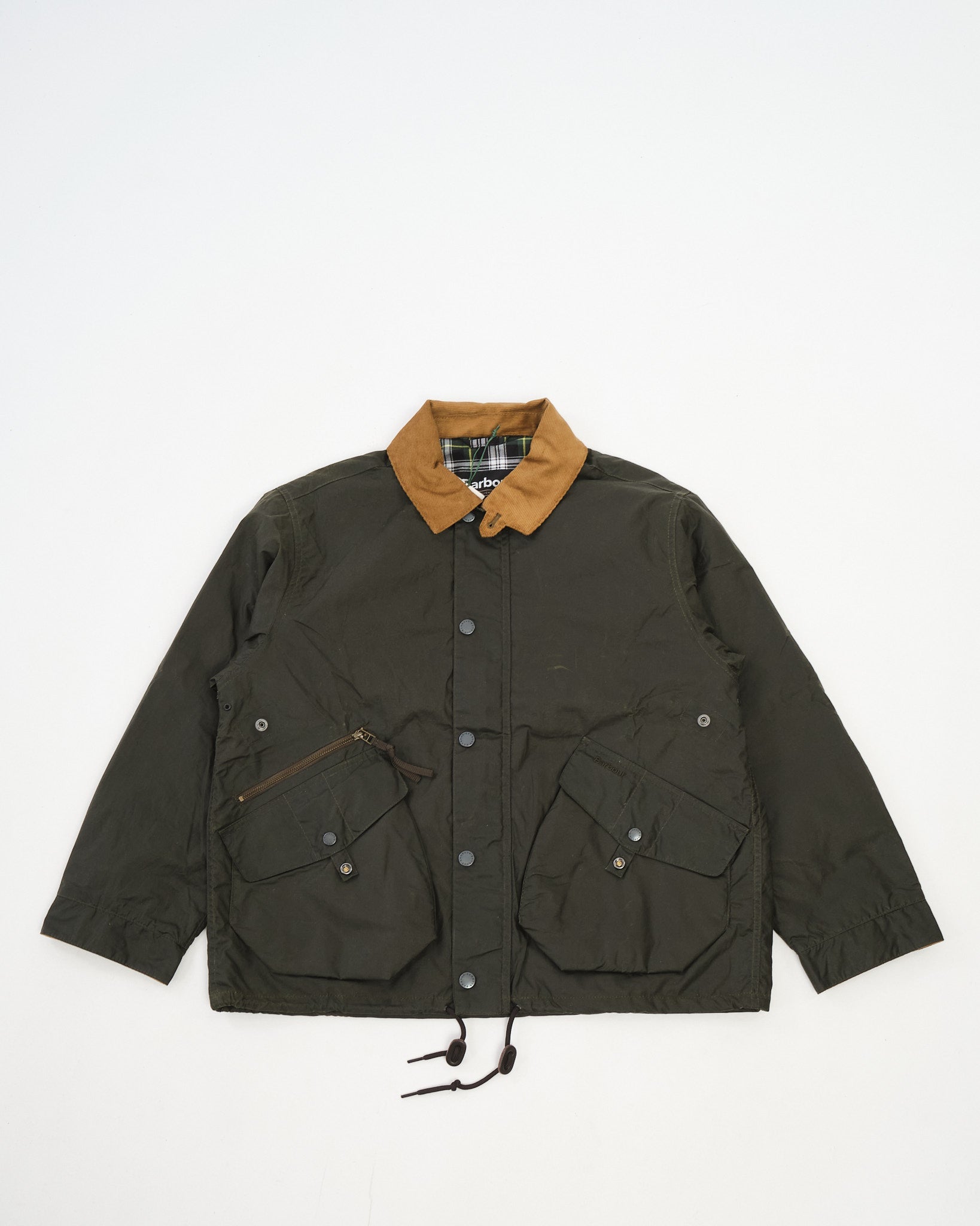 BARBOUR 모디파이드 엔듀런스 왁스 자켓 올리브