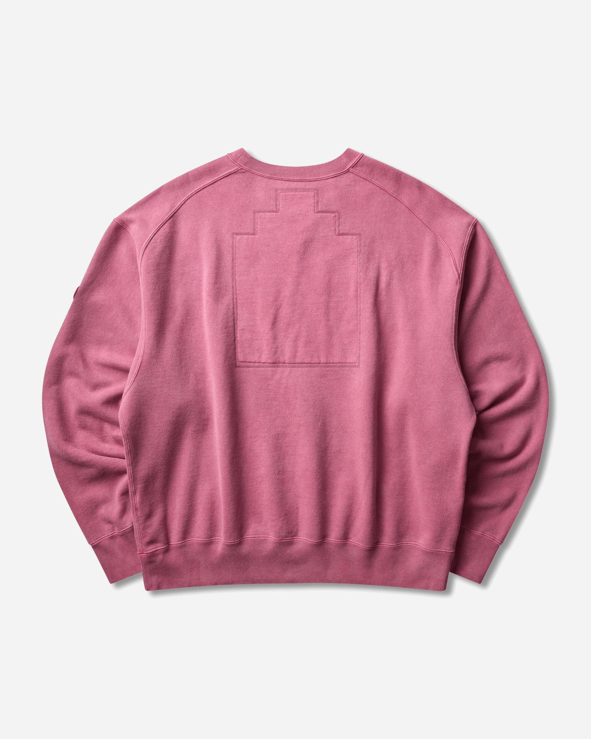 CAV EMPT 오버다이 패널 숄더 크루넥 맨투맨