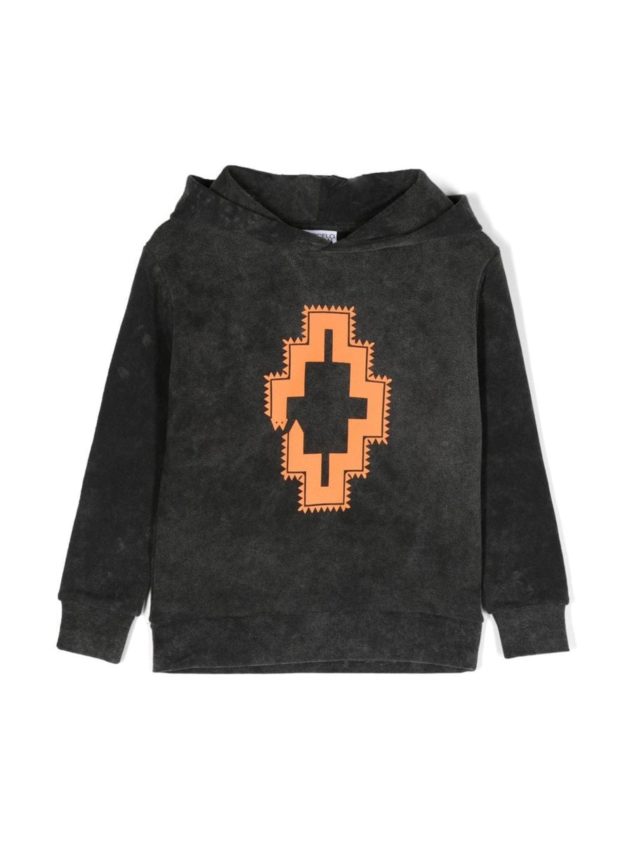 Marcelo Burlon Kids 미니 스타일리시 후드티