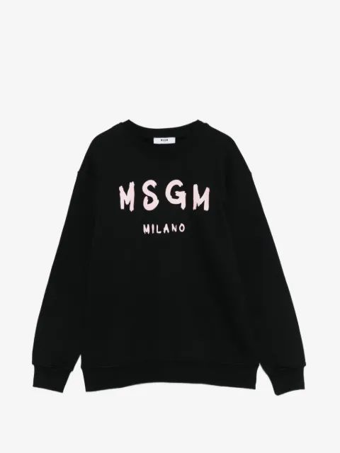 MSGM Kids 크루넥 스웨트셔츠