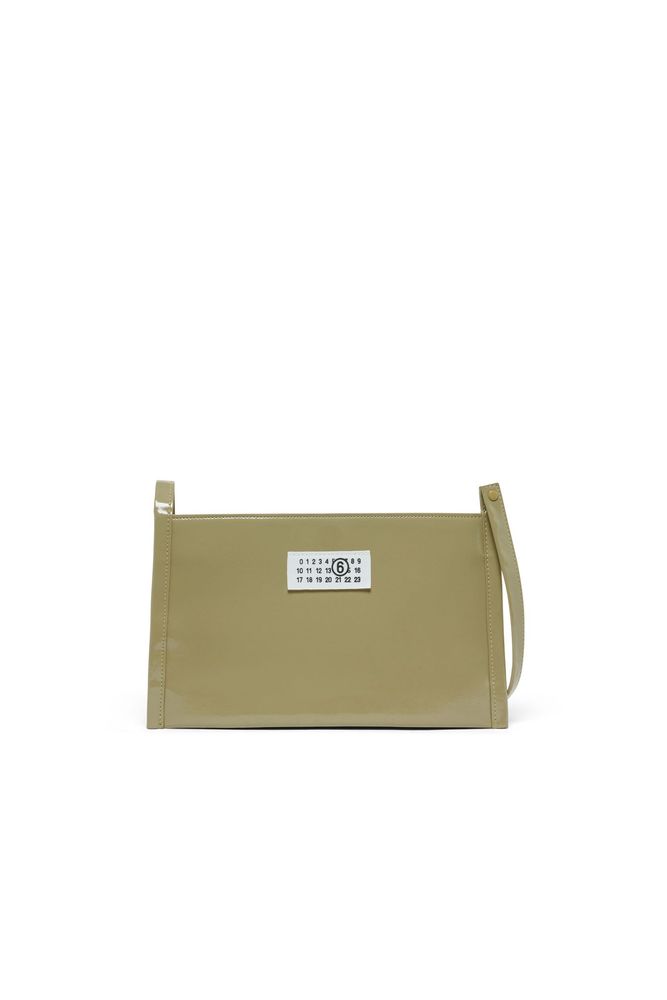 MM6 Maison Margiela Kids 로고 패치 숄더백