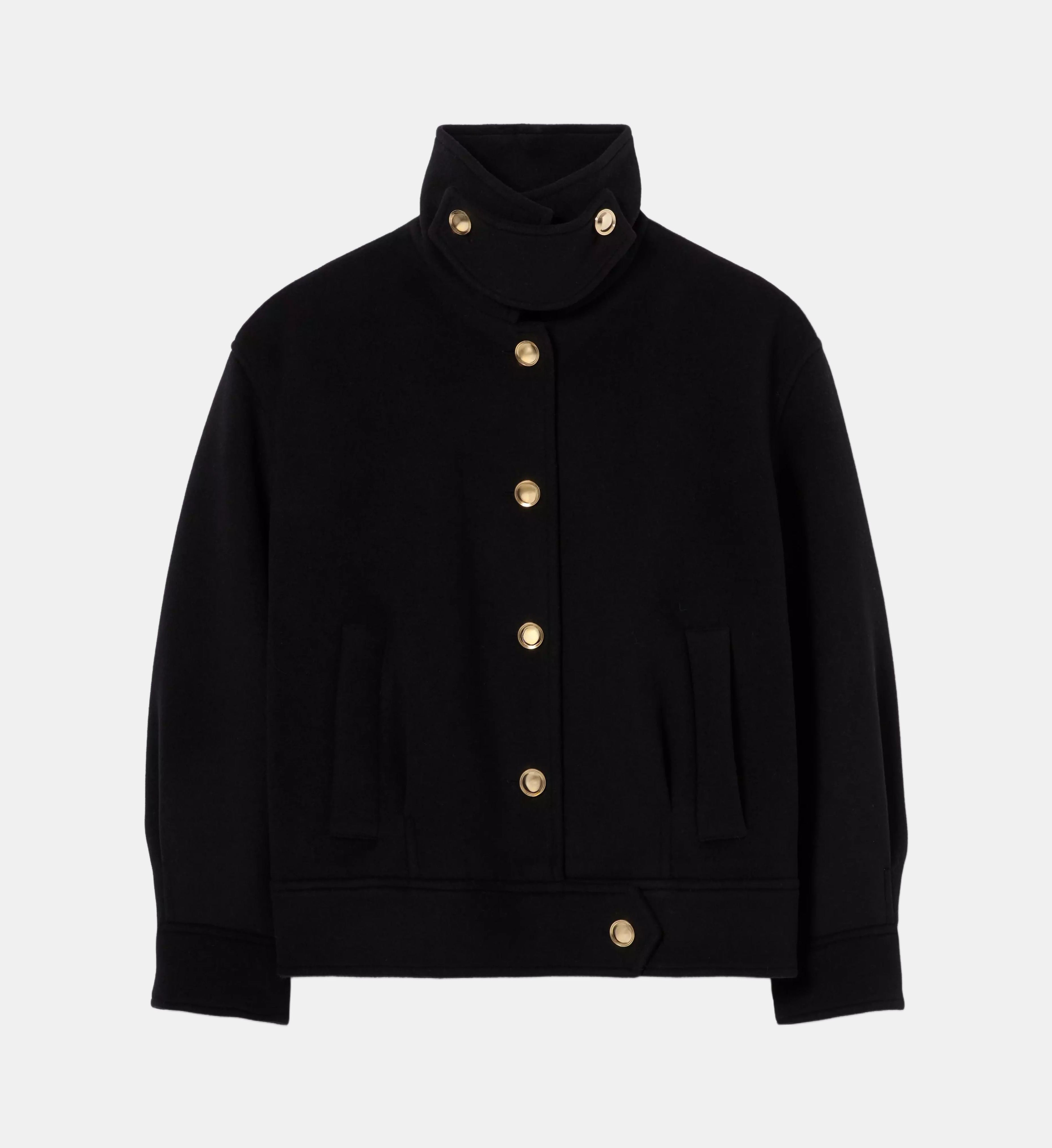 Claudie Pierlot  하이넥 블랙 자켓