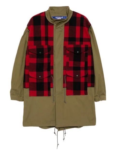 Junya Watanabe 체크 피쉬테일 파카