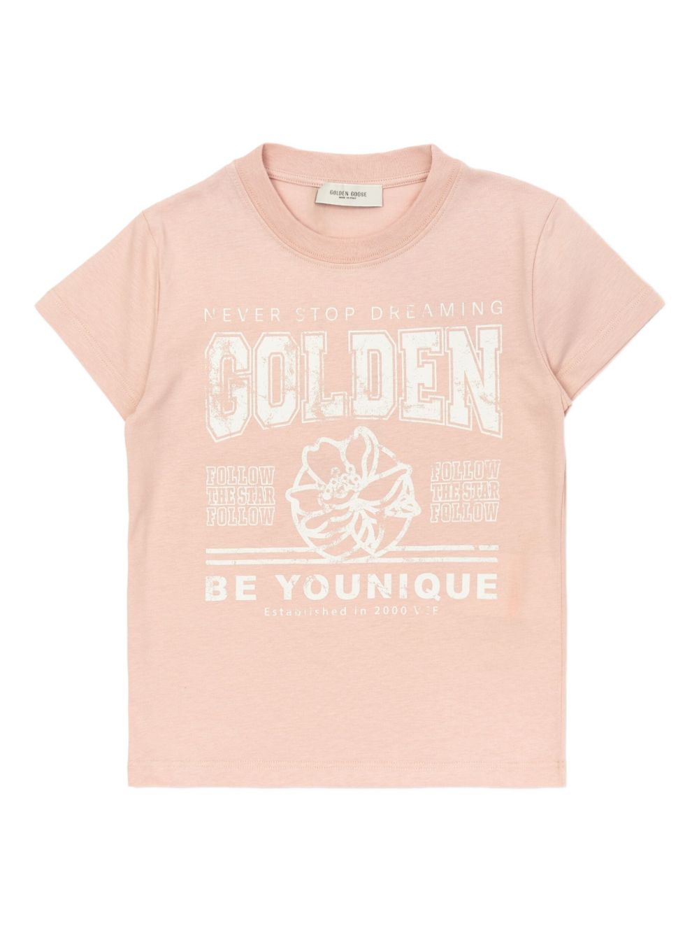 Golden Goose Kids 미니 반팔 티셔츠