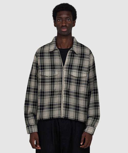 Beams Plus 메쉬 집업 셔츠