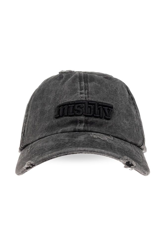 misbhv 디스트레스드 로고 야구모자