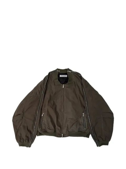 FFFPOSTALSERVICE MA-1 지퍼 디테일 봄버 자켓