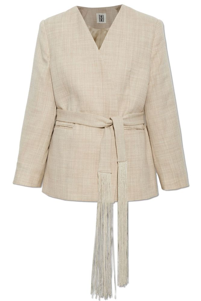 BY MALENE BIRGER 엠마 프린지 벨트 자켓