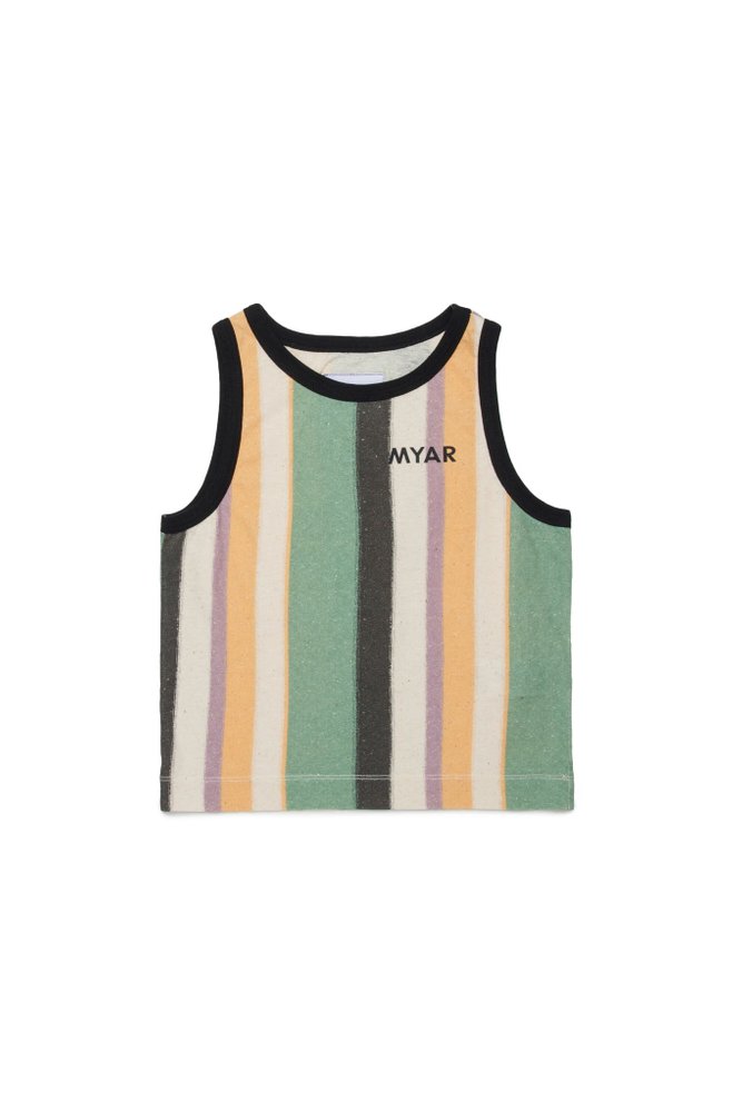 MYAR KIDS  스트라이프 크루넥 탱크탑
