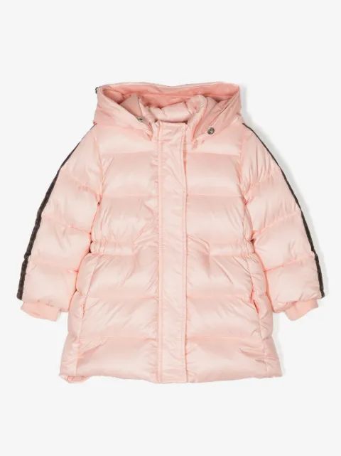 Fendi Kids FF 로고 패딩 코트