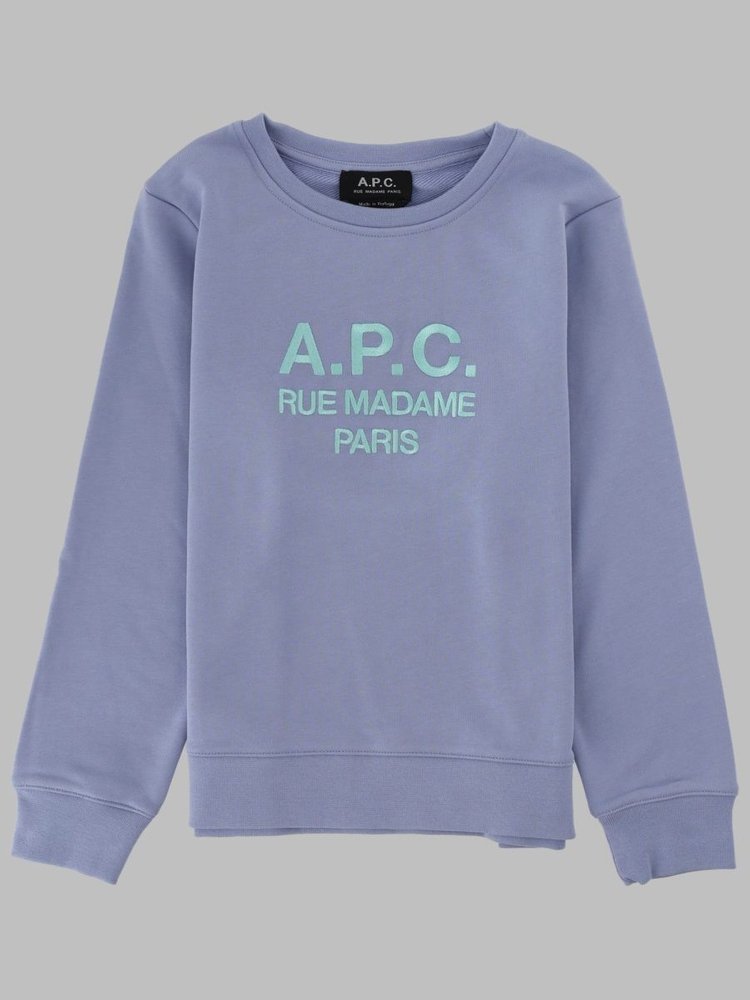 A.P.C. KIDS 로고 코튼 맨투맨