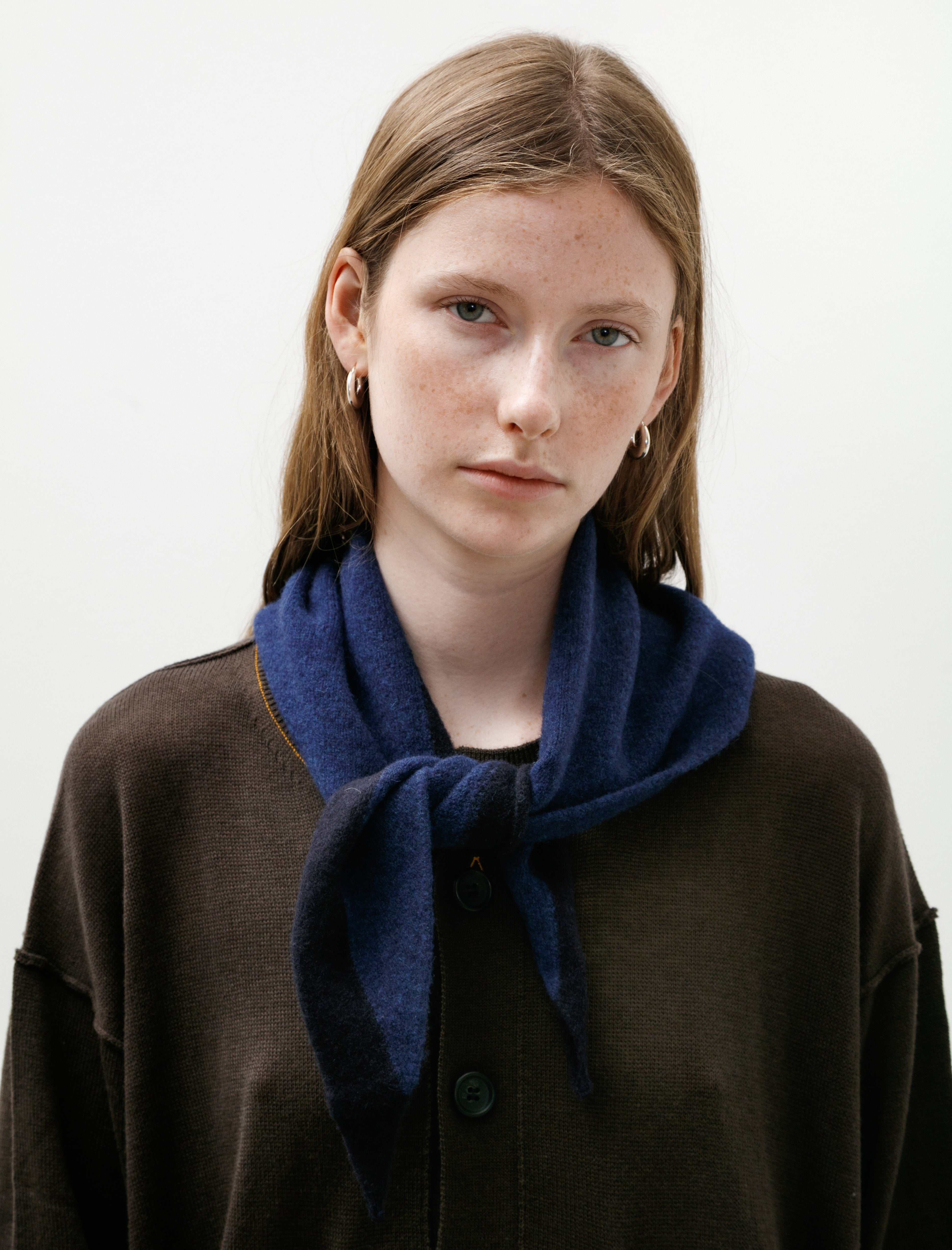 MARGARET HOWELL MHL 팁드 스카우트 스카프 램스울