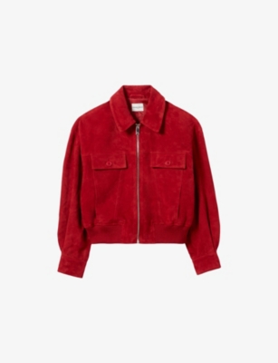 Claudie Pierlot  카라 패치 포켓 스웨이드 자켓