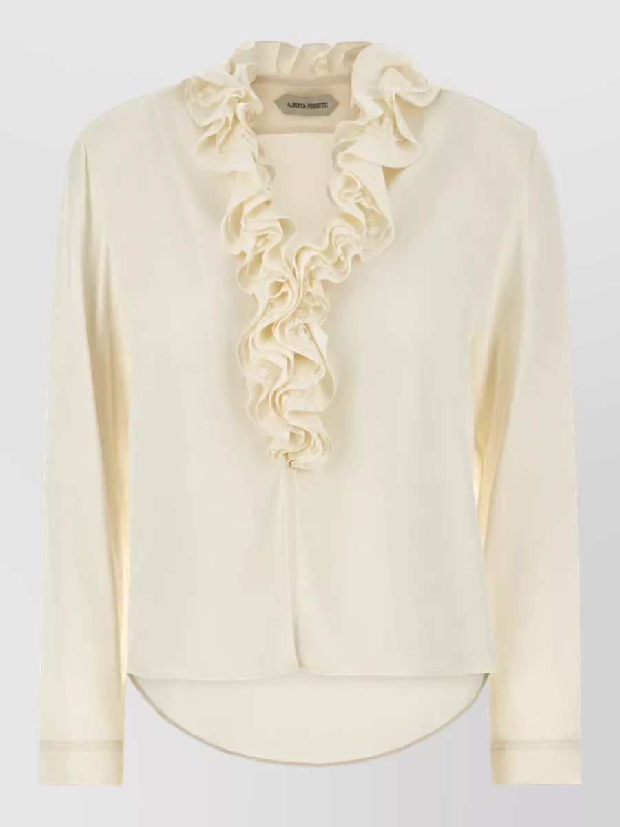 ALBERTA FERRETTI 크레이프 블라우스