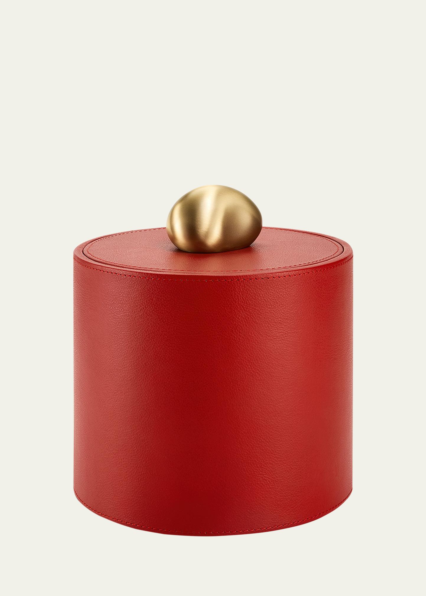 ASSOULINE 페블 타올 가죽 트리켓 박스