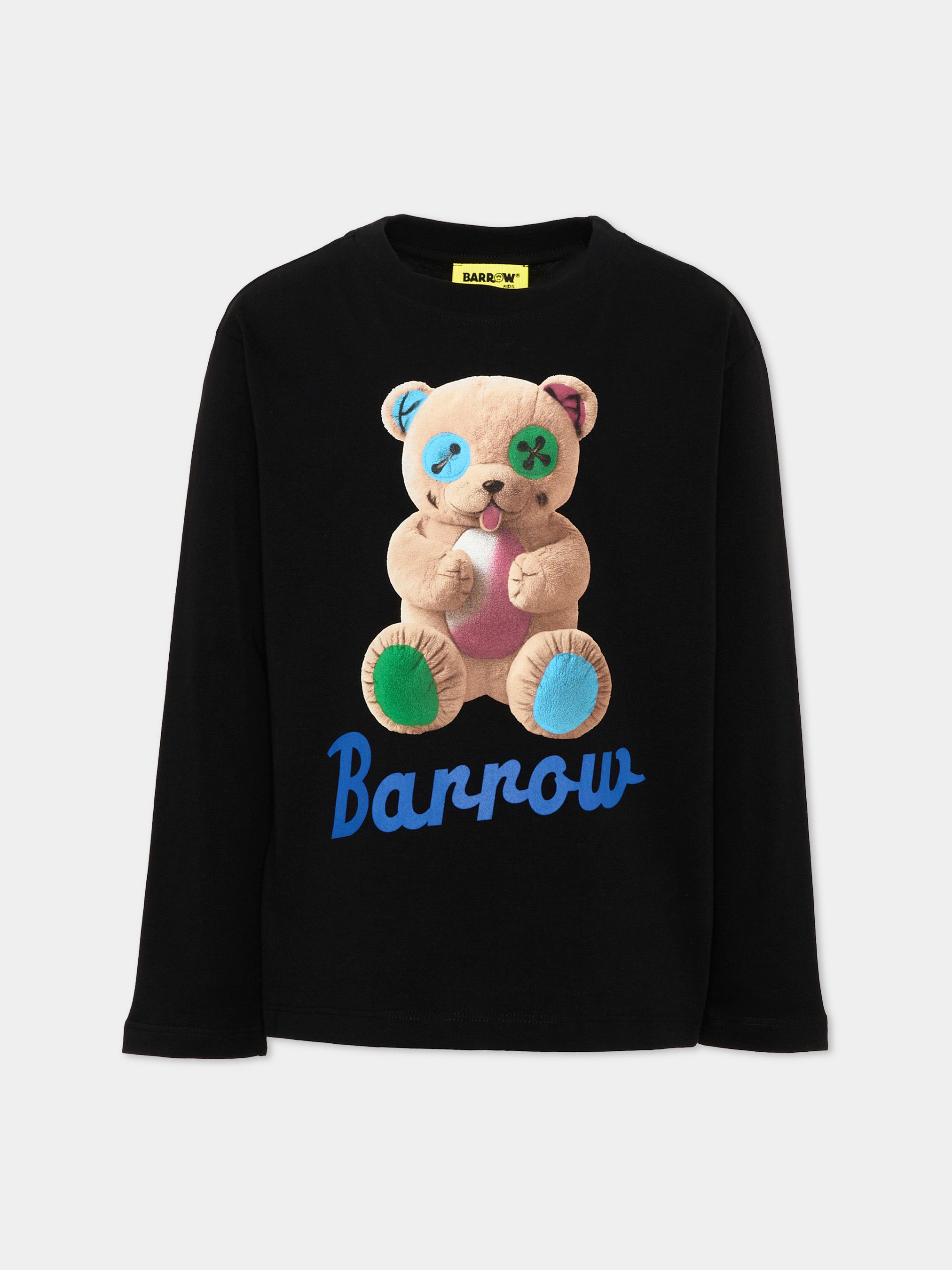 BARROW 테디베어 프린트 키즈 티셔츠