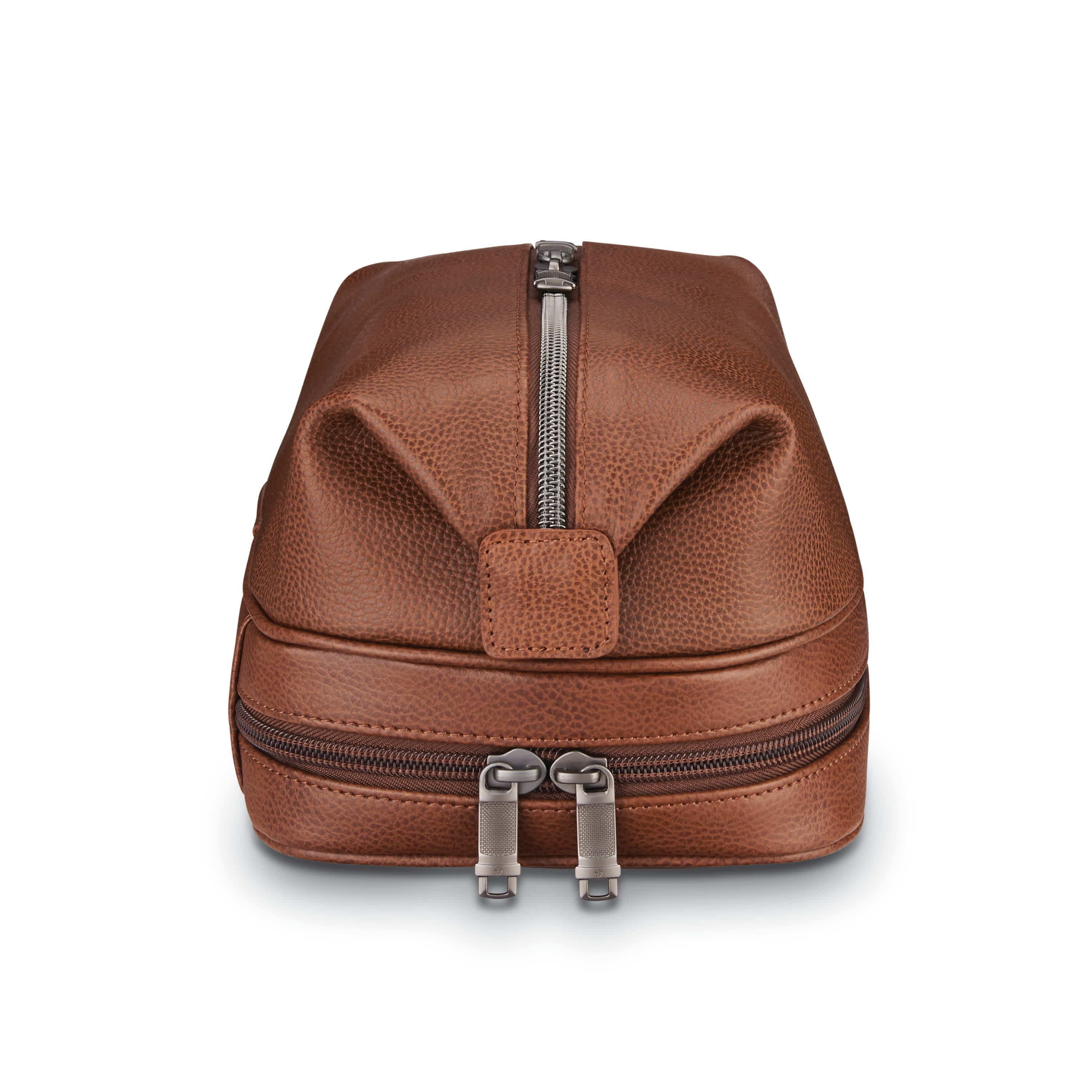 SAMSONITE 클래식 가죽 소프트사이드 지퍼 바텀 여행 키트