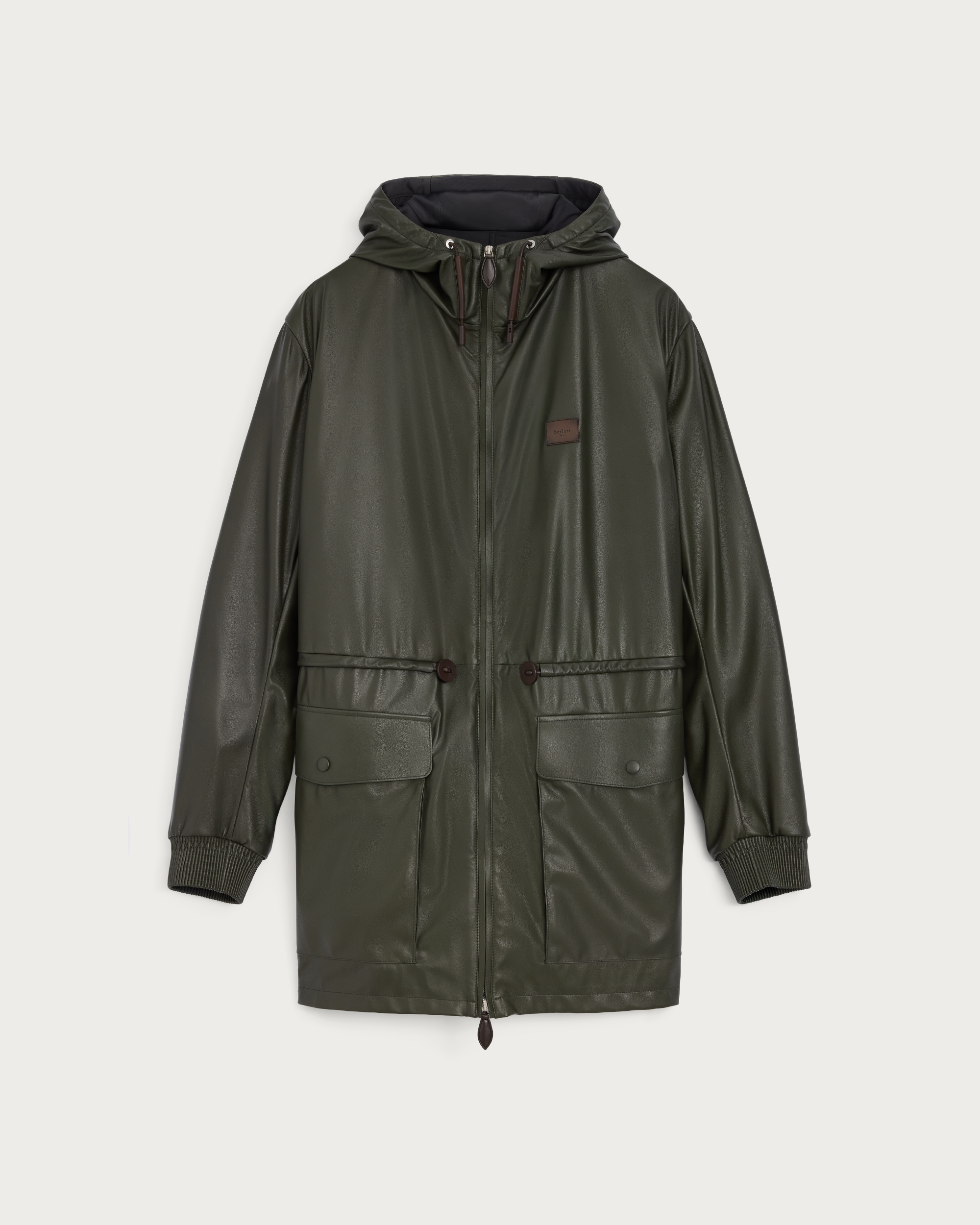 BERLUTI 울트라라이트 플라이 레더 파카