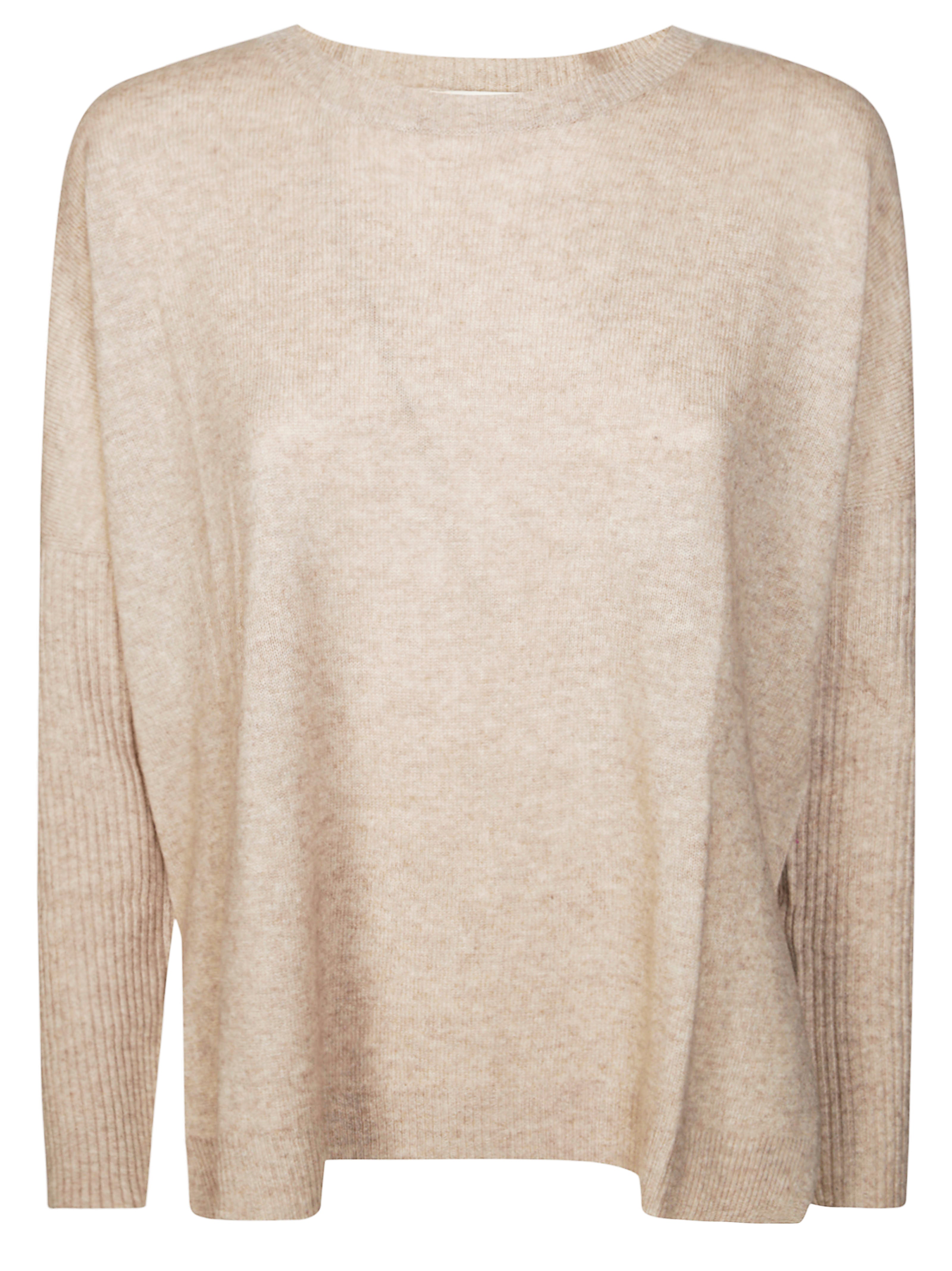 ABSOLUT CASHMERE 크루넥 오버 글러브 슬리브