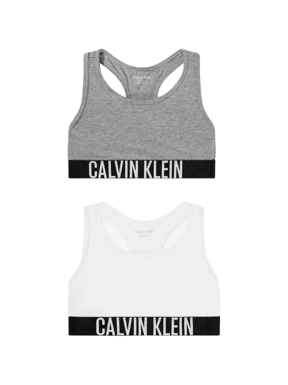 Calvin Klein Kids 로고 테이프 브라렛 세트