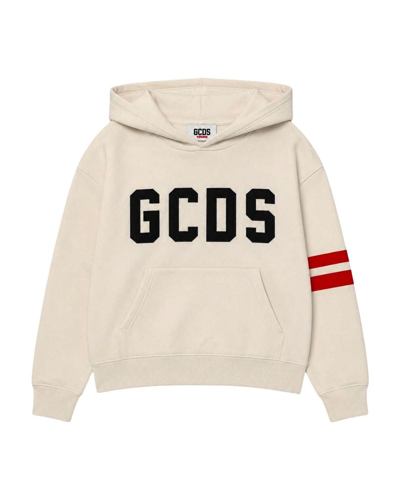 Gcds Kids 로고 스트라이프 후드