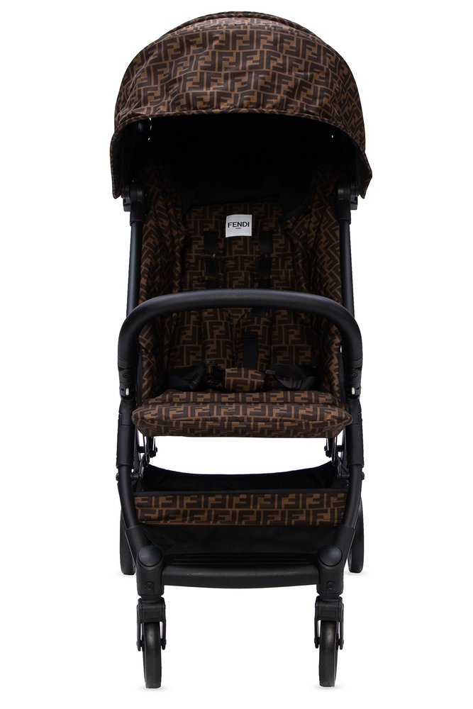 Fendi Kids FF 로고 프린트 푸시체어