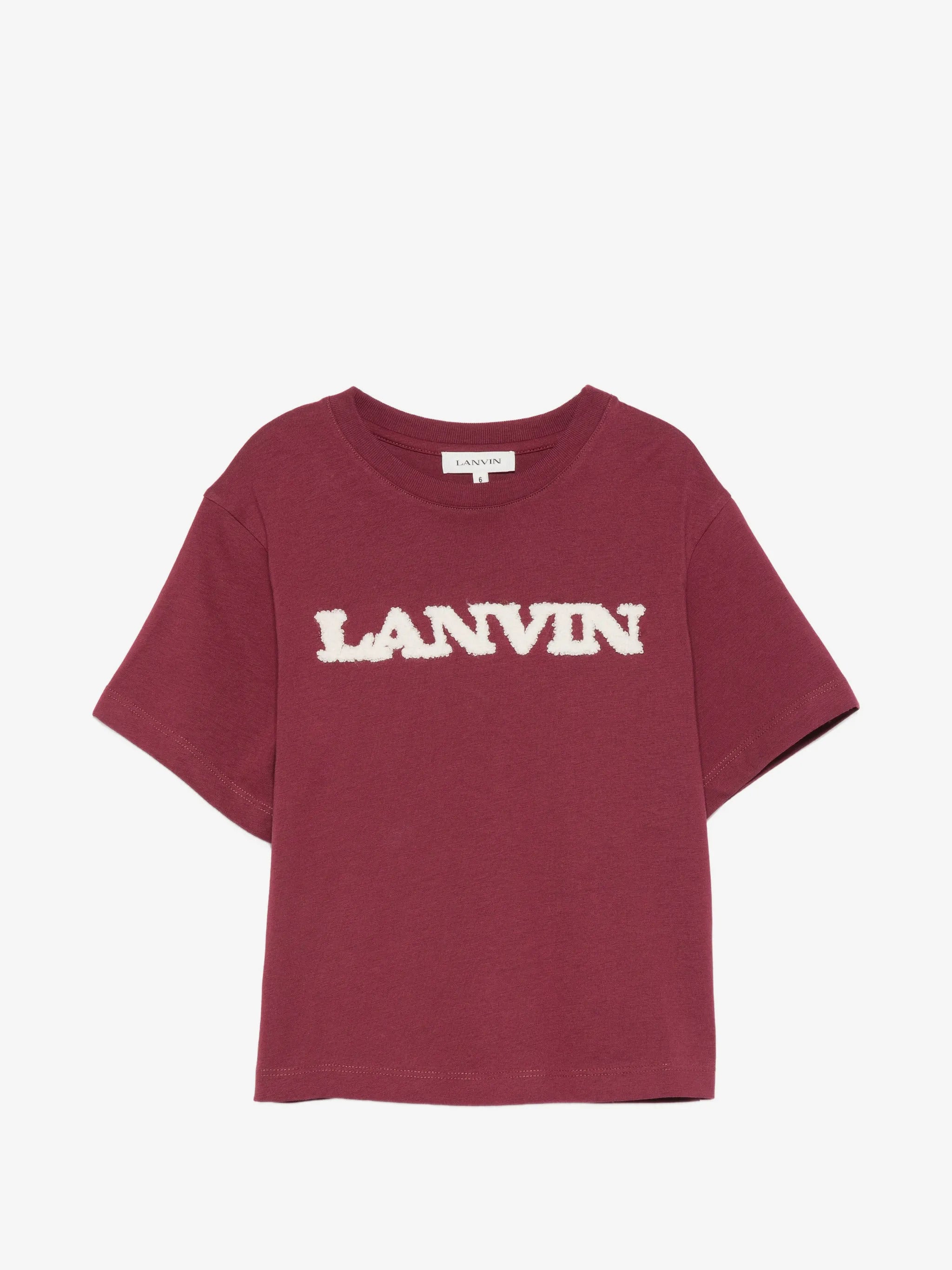 Lanvin Kids 로고 티셔츠