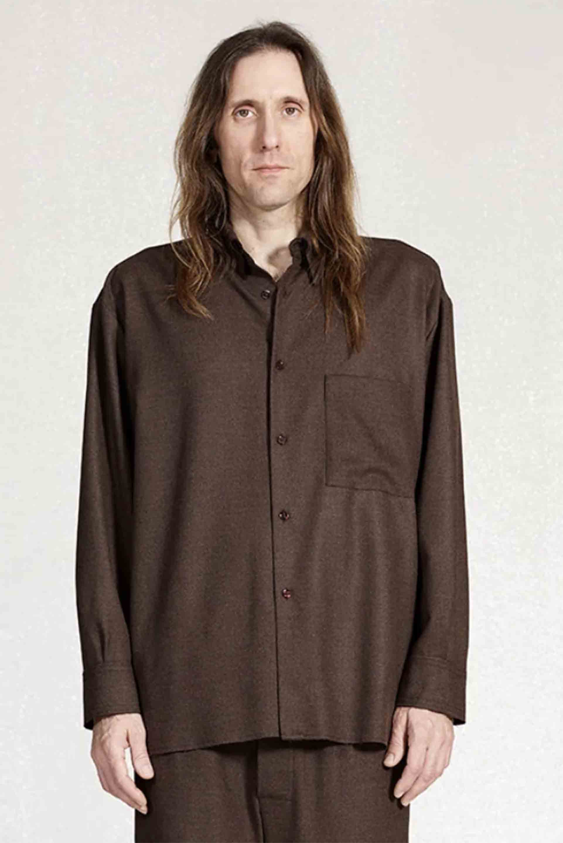 Gabriela Coll Garments NO. 328 헤비 울 오버사이즈 셔츠
