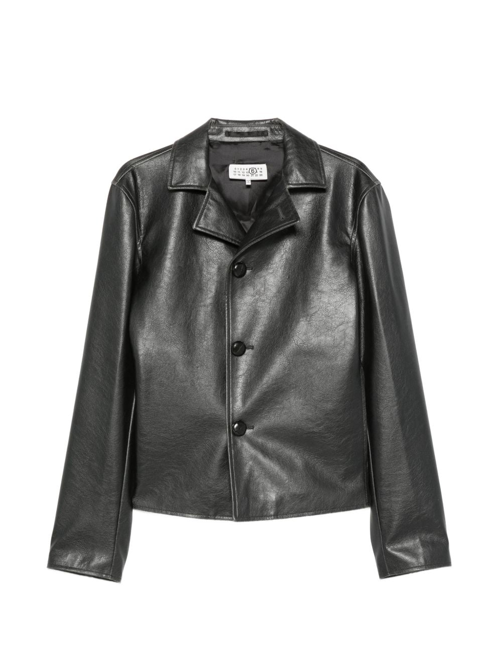 MM6 Maison Margiela 컨템포러리 디자인 레버 가죽 자켓