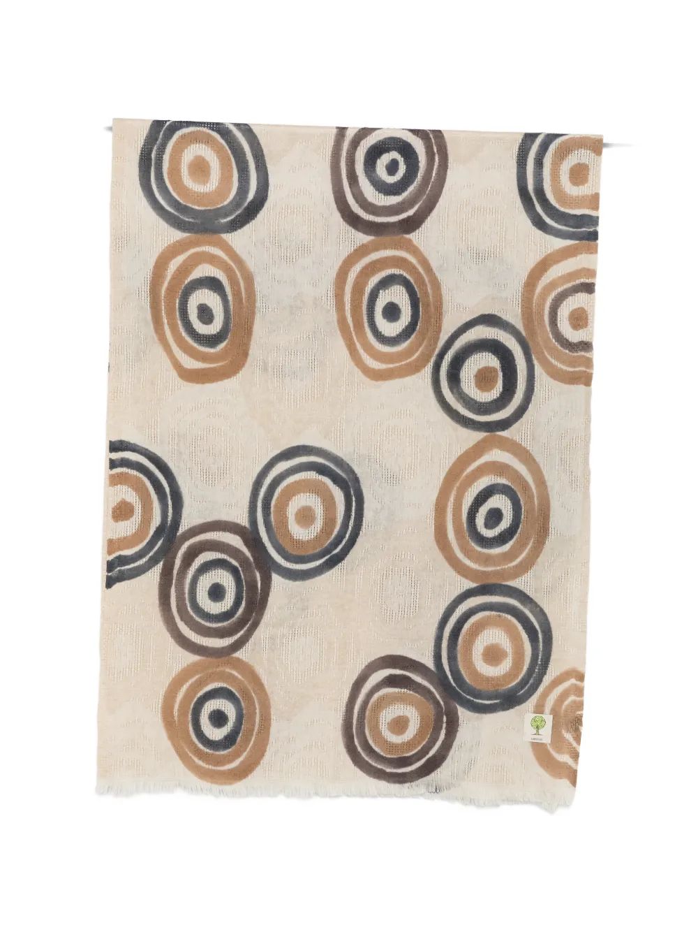 Baobab COLLECTION 서클 프린트 프레이드 스카프