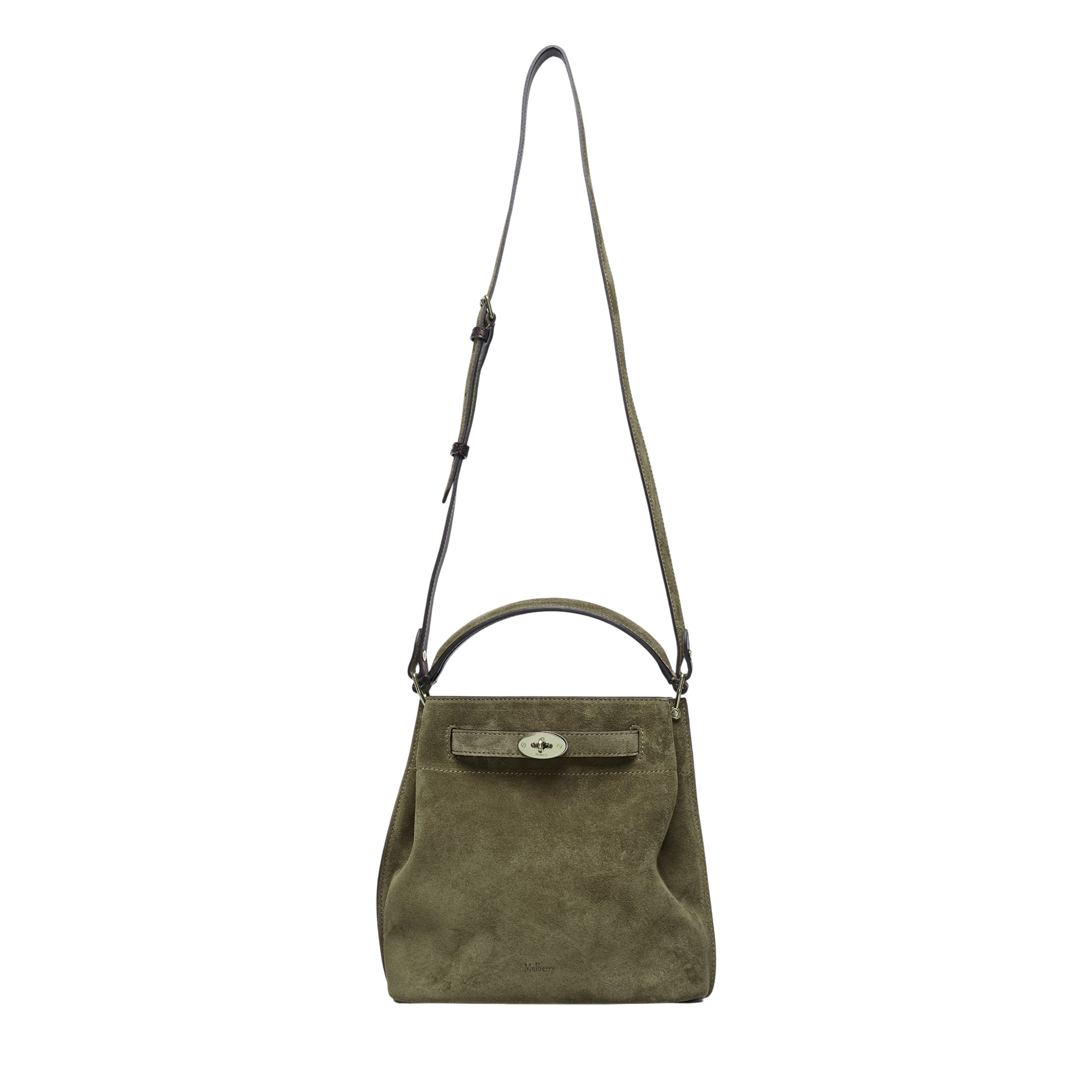 MULBERRY 이즐링턴 버킷 스웨이드 백