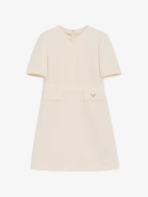 VALENTINO GARAVANI 크레페 꾸뛰르 숏 드레스