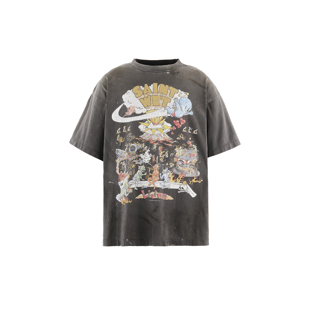 Saint Michael SS 티셔츠 리빙