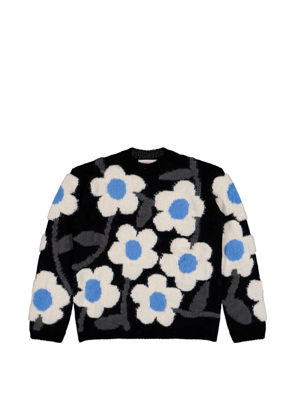 Walter Van Beirendonck 플라워 파워 패턴 니트