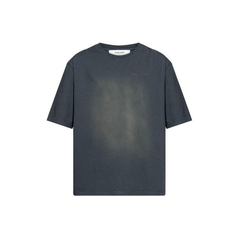 GOLDEN GOOSE 골든구스 엠브로이더리 로고 코튼 저지 티셔츠 GUP01873 P002362 90498