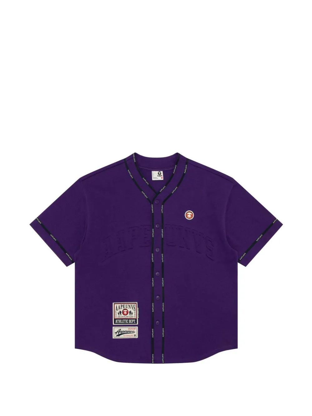 AAPE by A Bathing Ape 패치 야구 티셔츠